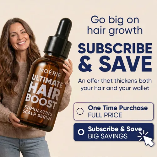 Miniatura 2 de Moerie Suero para el Crecimiento del Cabello Ultimate para el Crecimiento Natural del Cabello y Engrosamiento - Tratamiento Anti Adelgazamiento