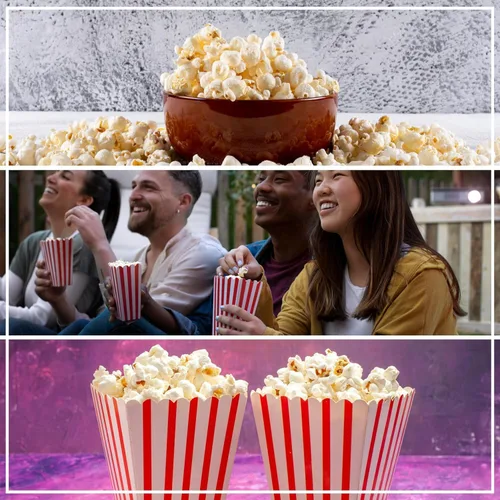 Miniatura 3 de Mega-pop Popcorn 1 unidad, kit de aceite y sal con aceite de coco, palomitas de maíz saborizadas, kits de mantequilla de maíz/aceite/sal, 8 onzas