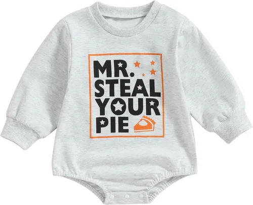 Miniatura 44 de Ropa de Halloween para bebé niña, sudadera con estampado de calabaza, mameluco de burbujas, lindo traje de Acción de Gracias de otoño