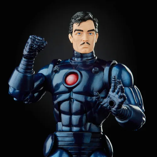 Miniatura 6 de Hasbro Marvel Legends Series - Figura de acción Stealth Iron Man de 6 pulgadas, incluye 5 accesorios y 1 pieza Build-A-Figure, diseño y articulación