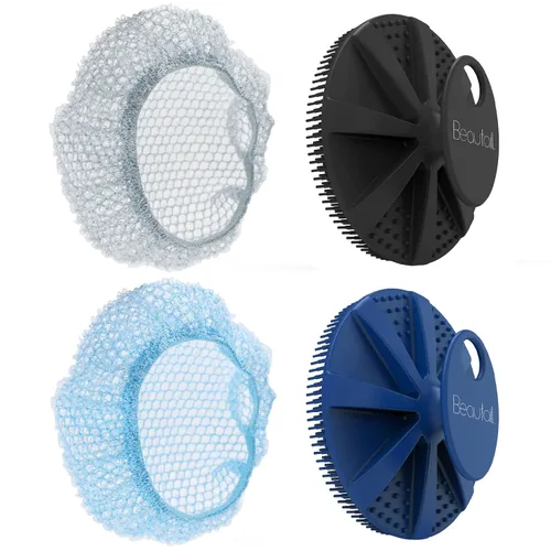 Miniatura 10 de Cepillo corporal de silicona, BEAUTAIL cepillo de ducha y baño, más higiénico que la esponja vegetal tradicional, hace espuma adecuadamente
