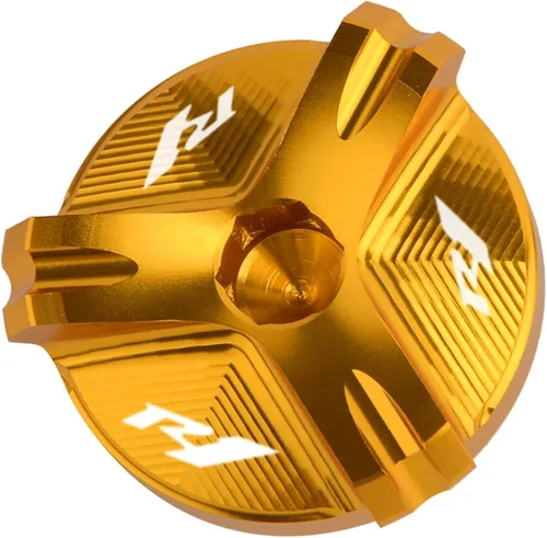 Miniatura 11 de Tapa de tapón de llenado de aceite de motor CNC para motocicleta, compatible con Yamaha YZF R1 R3 R6 YZFR1 1998-2020 YZFR3 2015-2021 YZFR6 YZFR6S R1
