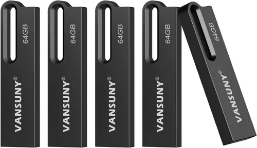 Miniatura 10 de Vansuny Unidad flash USB 3.0 de 256 GB, impermeable, memoria USB 3.0, memoria de ultra alta velocidad, unidad de pulgar portátil para 1Pack negro