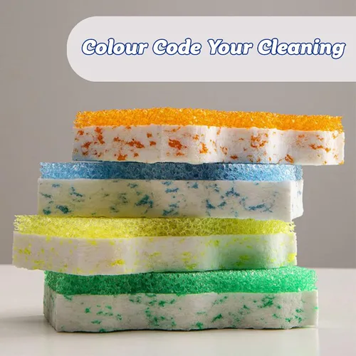 Miniatura 10 de Scrub Daddy Eraser Daddy 10x, esponja mágica para paredes pintadas, limpiador de zócalos, esponjas de melamina, almohadillas de limpieza de doble