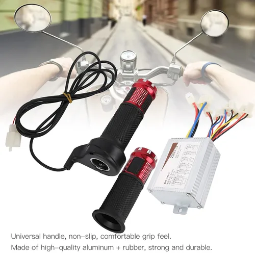 Miniatura 5 de Controlador de velocidad cepillado de 48 V 500 W, motor universal con agarre del acelerador, regulador de velocidad de vehículo eléctrico