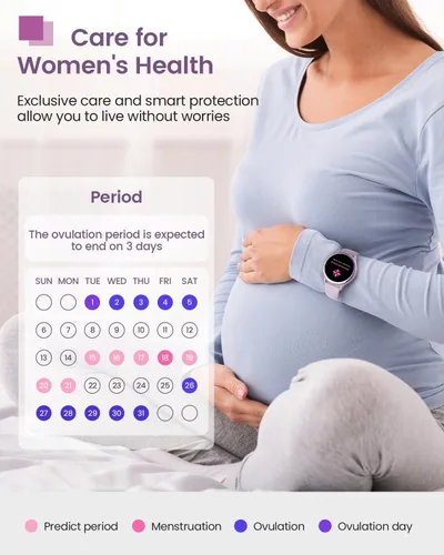 Miniatura 8 de Relojes inteligentes para mujeres y hombres (respuesta/hacer llamadas), reloj inteligente impermeable para Android y iPhone, reloj inteligente