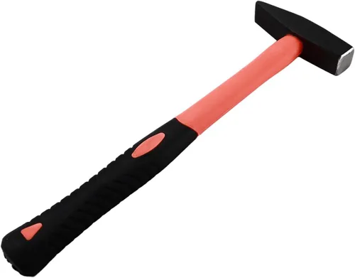 Miniatura 6 de Aicosineg Martillo de pein cruzado de 12 pulgadas, martillo de herrero de acero de alto carbono, cabeza oblicua cuadrada, martillo de reparación