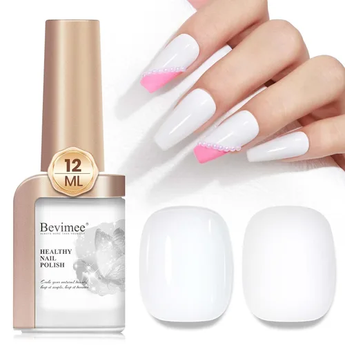 Miniatura 35 de Esmalte de uñas de secado rápido, color rosa, esmalte de uñas transparente, esmalte de uñas de secado rápido regular, a granel, sin gel, de larga