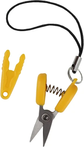 Miniatura 24 de JubileeYarn Itty Bitty Snippy - Tijeras de llavero portátiles compatibles con la TSA, color blanco, 1 par
