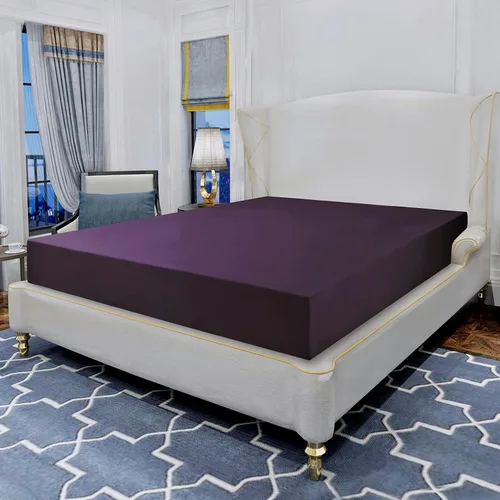 Miniatura 10 de Elegant Comfort Lujosa sábana bajera de 1500 hilos de calidad egipcia resistente a las arrugas, 1 pieza, elástico en todo el contorno, bolsillo