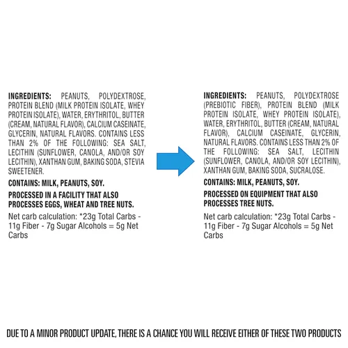 Miniatura 10 de Quest Nutrition Galleta de proteínas de mantequilla de cacahuete, 15g de proteínas, 1g de azúcar, 5g de carbohidratos netos, apta para dieta Keto