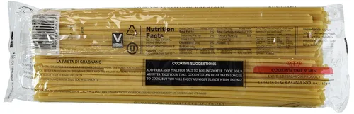 Miniatura 3 de Garofalo Pasta Bucatini de sémola de trigo duro premium, hecha en Italia, estirada en bronce, Al-Dente, Pasta de un ingrediente (paquete de 2)
