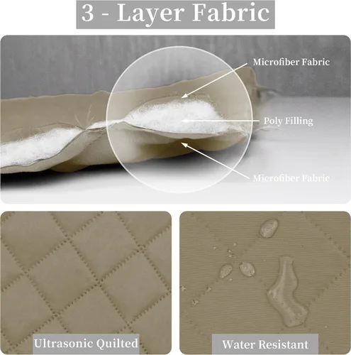 Miniatura 5 de Easy-Going - Juego de edredón reversible de tamaño individual con 1 edredón y 1 funda de almohada, colcha de cama suave, colcha de microfibra ligera