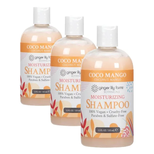 Miniatura 8 de Ginger Lily Farms Botanicals - Champú hidratante para todo tipo de cabello, 100% vegano y libre de crueldad, felicidad de azúcar de vainilla