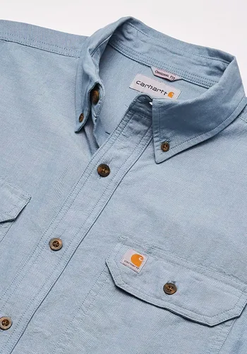 Miniatura 3 de Carhartt Camisa de manga corta Chambray de ajuste holgado para hombre