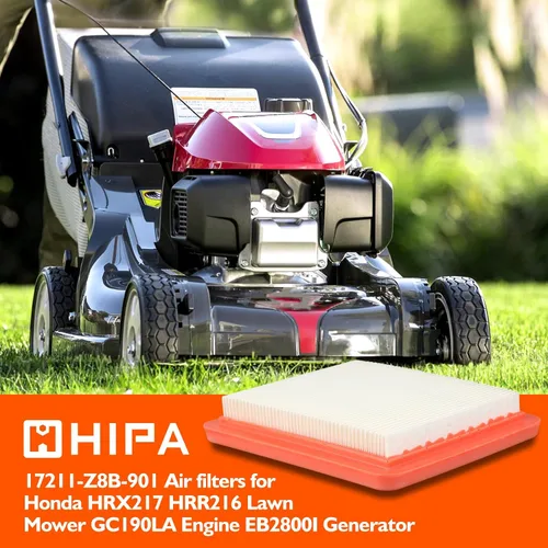 Miniatura 2 de Hipa Kit de afinación de filtro de aire GCV160 para Honda GCV160 GCV170 GCV190 GCV200 GC160 GC190 HRX217 HRN216 Motor 17211-z8b-901 Filtro de aire
