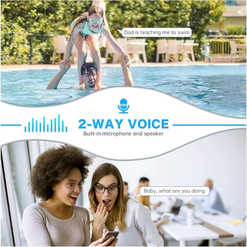 Miniatura 4 de Cámara de seguridad con bombilla de luz 2K 5G y 2.4G WiFi, cámaras de seguridad inalámbricas para exteriores e interiores, cámaras de bombilla