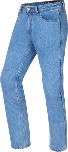 Miniatura 10 de WICKED STOCK Pantalones de motociclismo para hombre con protección CE LEVEL2 - Azul oscuro Azul claro