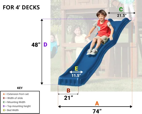 Miniatura 2 de Swing-N-Slide Cool Wave, azul