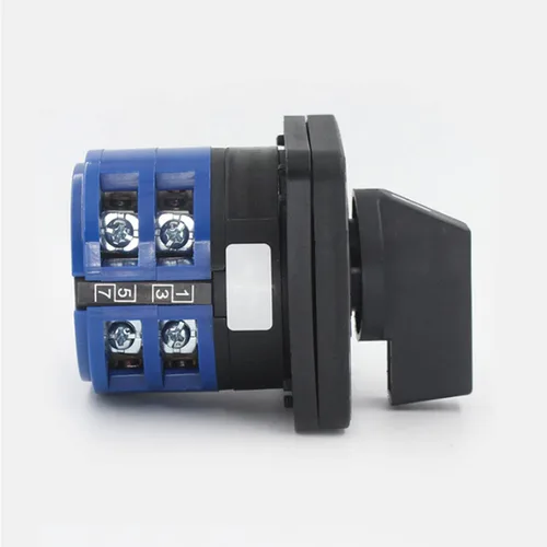 Miniatura 3 de Interruptor selector de cambio universal, interruptor de transferencia de energía, 3 posiciones 8 terminales, LW26-63/2 380V 32A Motor, Generadores