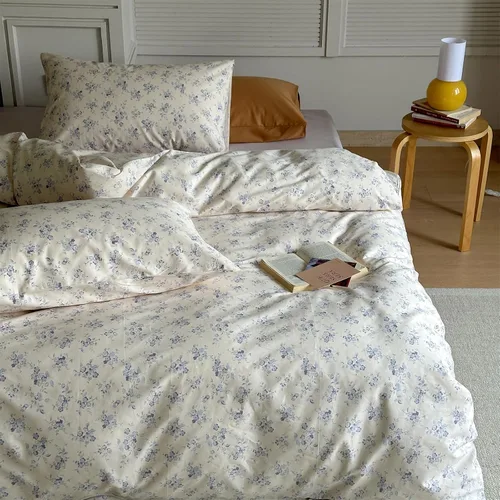 Miniatura 39 de Polka Dot Twin XL Duvet Cover Pink Zipper Twin XL Comforter Cover Cotton Double Gauze Cute Soft Duvet Cover Set with 2 Pillowcases Boho Girls