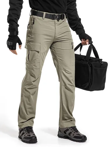 Miniatura 6 de Wespornow Hiking Travel Pants for Men Lightweight Water-Resistant Quick Dry Outdoor Pants for Fishing Camping