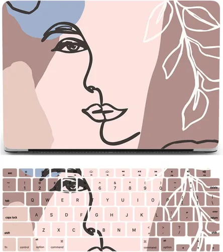 Miniatura 37 de Funda compatible con MacBook Air de 11 pulgadas, cubierta protectora de plástico y cubierta de teclado, grano de madera
