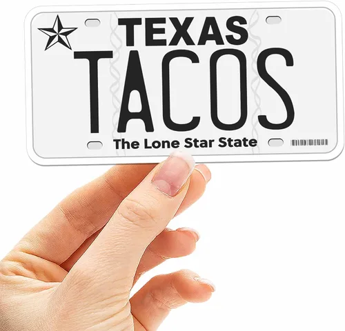 Miniatura 15 de Calcomanía para placa de matrícula de Texas, elige entre más de 50 ciudades de TX, calcomanía para parachoques de Texas para automóvil, calcomanías