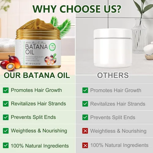 Miniatura 7 de Aceite de batana para el crecimiento del cabello, aceite orgánico 100% puro y crudo de Honduras, estimula el crecimiento, previene la pérdida