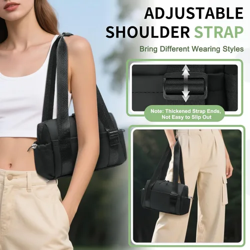 Miniatura 4 de Mini bolsa de gimnasio para mujeres y niñas, bonita bolsa de gimnasio con compartimento húmedo, impermeable para yoga, viajes, entrenamiento, bolsa