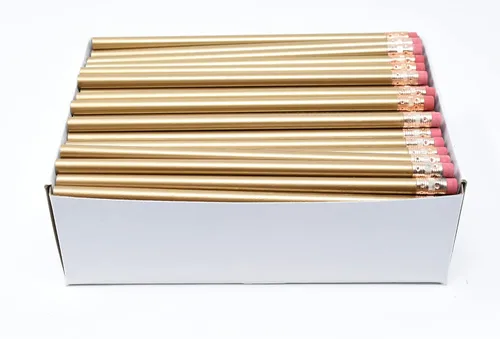 Miniatura 21 de Pencil Guy Lápices redondos en blanco Crema 144 a una caja: No afilados