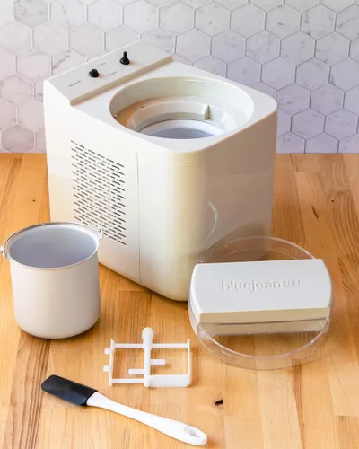 Miniatura 4 de Blue Jean Chef Máquina termoeléctrica de helado de 1 cuarto de galón