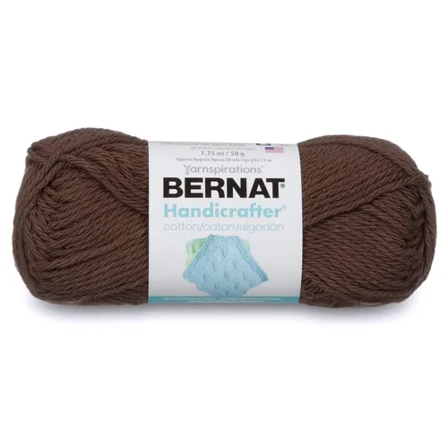Miniatura 19 de Bernat Handicrafter - Hilo de algodón de colores sólidos, 1.75 oz, calibre 4 mediano, 100% algodón, Rojo Country