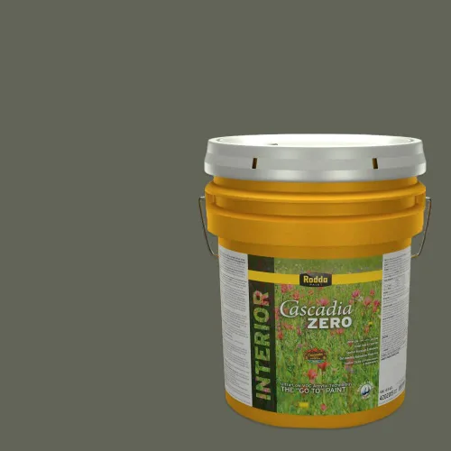Miniatura 34 de Rodda Paint CASCADIA XL Pintura e imprimación satinada exterior en uno, cuarto de galón, Aquafir