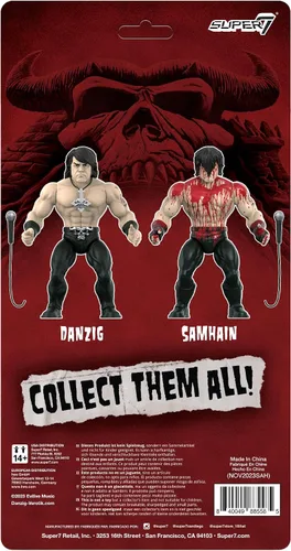 Miniatura 3 de Super7 Vintage Samhain Glenn Danzig (Initium) - Figura de acción de Danzig de 5.5" con accesorio, coleccionables de heavy metal y juguetes retro