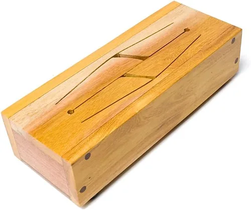 Miniatura 6 de Tambor de lengua – Tambor de madera de 4 notas hecho a mano en caoba con mazas Instrumento de percusión calmante para meditación, yoga