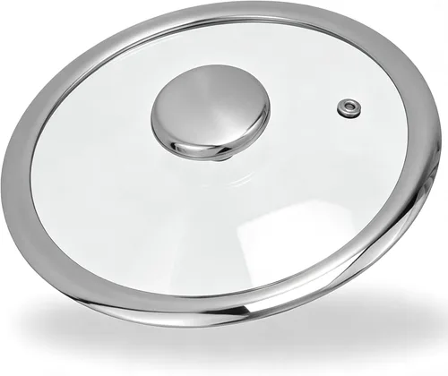 Miniatura 24 de Tapa de vidrio templado de 6 pulgadas, repuesto universal para olla y sartén para cocina en casa, cubierta de utensilios de cocina apta