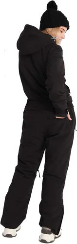 Miniatura 4 de Bluemagic - Traje de esquí de una pieza para mujer, traje de invierno impermeable para deportes de nieve