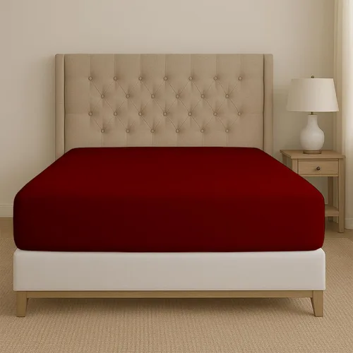 Miniatura 9 de SLEEP-NEST Sábana bajera ajustable tamaño individual, 600 hilos, 100% algodón egipcio de fibra larga, elástico en todo el contorno para colchones
