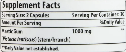 Miniatura 6 de Amazing Formulas - Suplemento de goma mastica de 1000 mg por porción, 120 cápsulas, sin OMG, sin gluten, fabricado en Estados Unidos