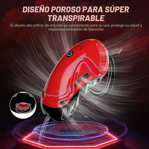 Miniatura 6 de Jaula de Castidad Vibratoria de Juguete Sexual - Dispositivos de Castidad Masculina Jaula para Pene con 10 Vibraciones, Aplicación y Control Remoto