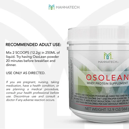 Miniatura 6 de Mannatech Proteína en polvo, OsoLean (bote) 12.9 oz