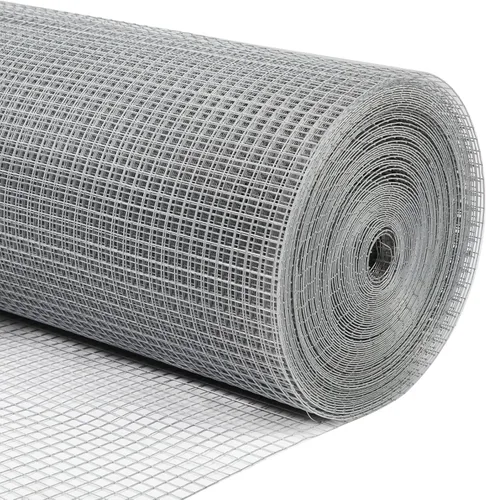 Malla de alambre galvanizado de tela de hardware galvanizado de 48 pulgadas x 50 pies, calibre 19, valla de alambre galvanizado resistente para