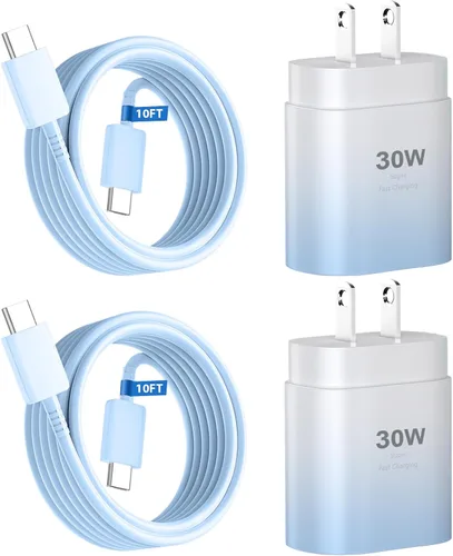 Miniatura 21 de Cargador rápido para teléfono 17 16 15, bloque de carga USB C de 30 W para teléfono 17 16 15 Pro Max y cable tipo C de 8 pies para iPhone 17/Air/17
