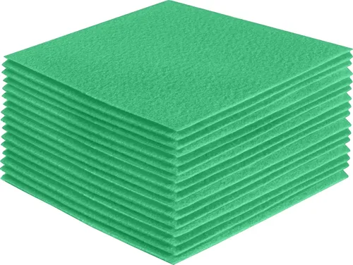 Miniatura 67 de FabricLA Hojas de fieltro acrílico para manualidades, cuadrados de fieltro precortados suaves de 4 x 4 pulgadas (3.9 in x 3.9 in), utiliza hojas