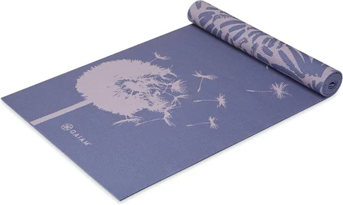 Miniatura 8 de Gaiam tapete de yoga prémium, estampado, extra grueso y antideslizante, de 15/64 pulgadas, para todo tipo de yoga, de pilates y de ejercicios