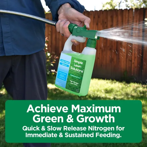 Miniatura 3 de Maximum Green & Growth Fertilizante de alto nitrógeno 28-0-0 para césped líquido en aerosol para primavera y verano, cualquier tipo de hierba