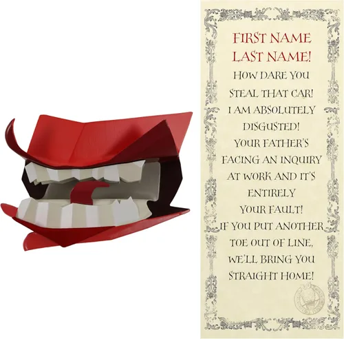 Miniatura 10 de Harry Potter – Carta de aceptación personalizada de Hogwarts – Imán de sobre de resina funcional de 3.5" x 3.5" con carta de 5" x 8" del Profesor