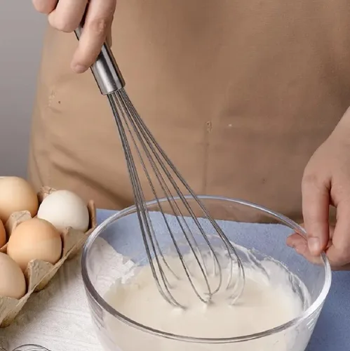Miniatura 3 de Soro Essentials - Látigo de alambre de piano de acero inoxidable de 14 pulgadas - Batidor de alambre flexible fino para batir cocinar, batir mezcla