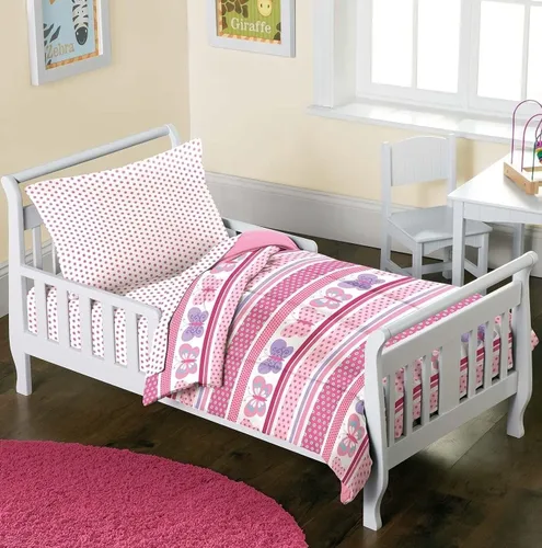 Miniatura 41 de dream FACTORY - Juego de edredón de microfibra ultrasuave para niñas, color rosa, tamaño individual, diseño de princesa mágica Princesa Mágica Rosa
